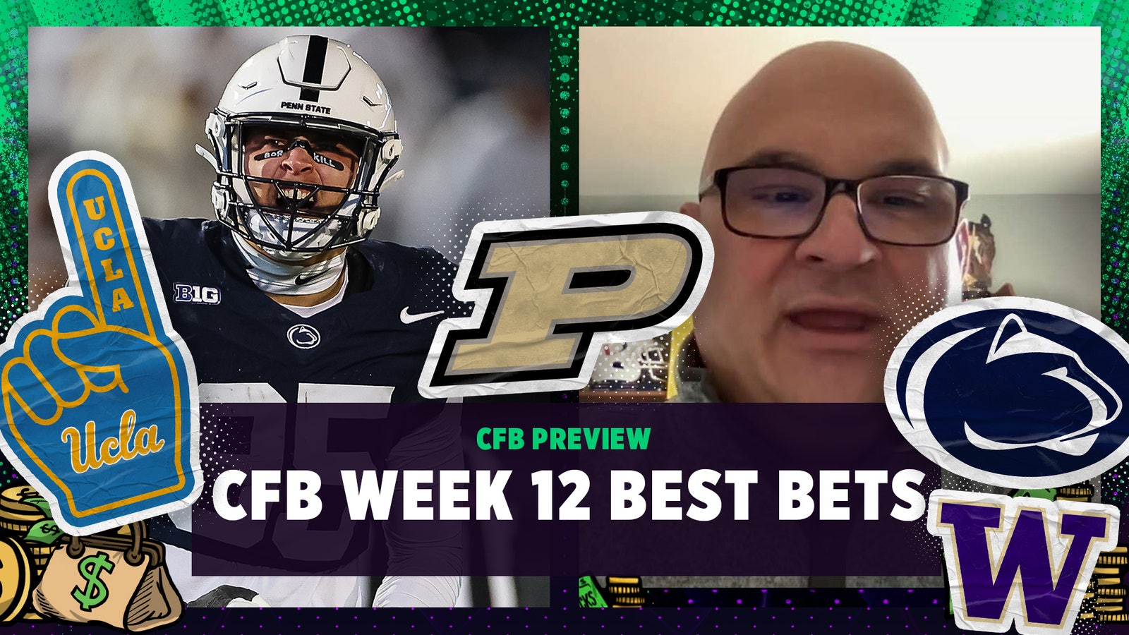 Washington vs. UCLA, Purdue vs. Penn State: CFB Week 12 Best Bets 