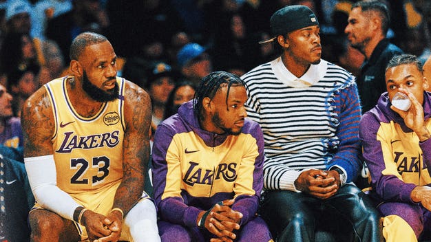 Bronny James expected to begin splitting time between Lakers, G League team after trip