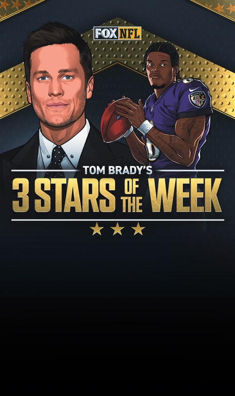 Tom Brady's 3 Stars of Week 10, including Ravens' Lamar Jackson