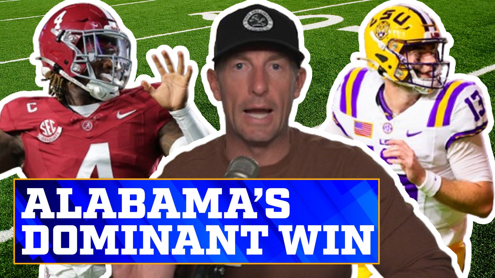 Alabama blows out LSU 42-13 in a dominant win