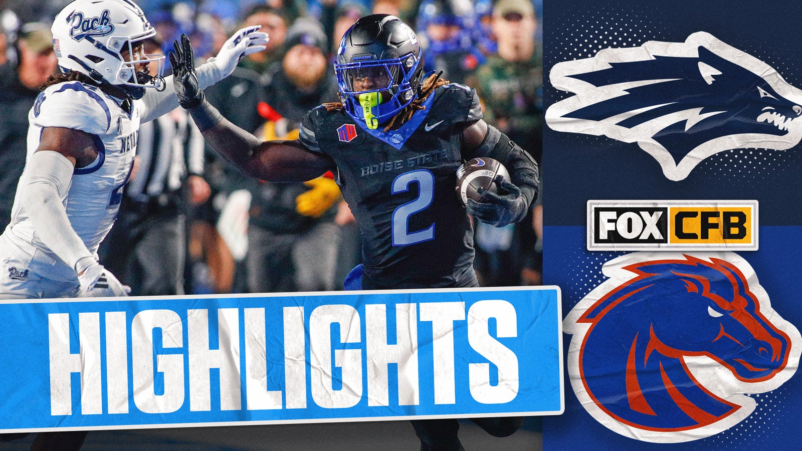 Nevada Wolf Pack vs. No. 12 Boise State Broncos Highlights 